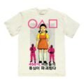 Playera Máscara De Látex Juego Del Calamar Young-hee Hombre