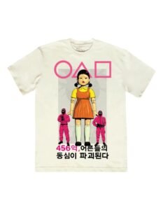Playera Máscara De Látex Juego Del Calamar Young-hee Hombre