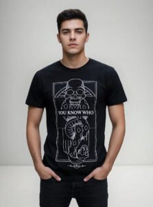 Playera Mascara De Látex You Know Who Hombre