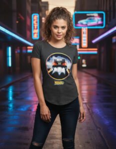 Playera Máscara De Látex 88 Mph Mujer