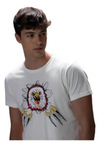 Playera Mascara De Latex Fang S And Claws Mlck Hombre