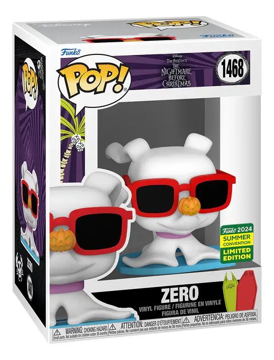 Funko Pop Disney: Mundo De Jack – Zero Con Lentes Sdcc 2024