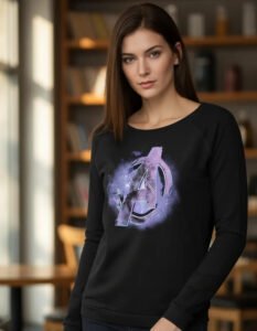 Pullover Máscara De Látex Endgame Logo Mujer
