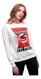 Pullover Máscara De Látex Black Widow Mujer