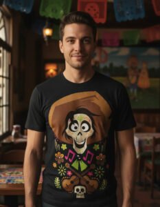 Playera Máscara De Látex Héctor Hombre