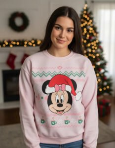 Pullover Máscara De Látex Minnie Ugly Mujer