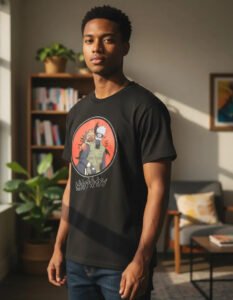 Playera Máscara De Látex Kakashi Hombre