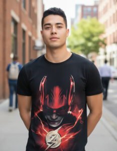 Playera Máscara De Látex Flash Hombre