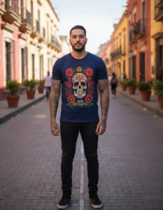 Playera Máscara De Látex Amor Eterno Hombre