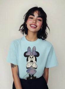 Playera Máscara De Látex Disney Minnie Mujer