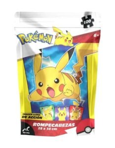 Rompecabezas Infantil Pokémon 100 Piezas En Bolsa Metalica