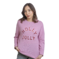 Ugly Sweater Navidad Holly Jolly Rosa