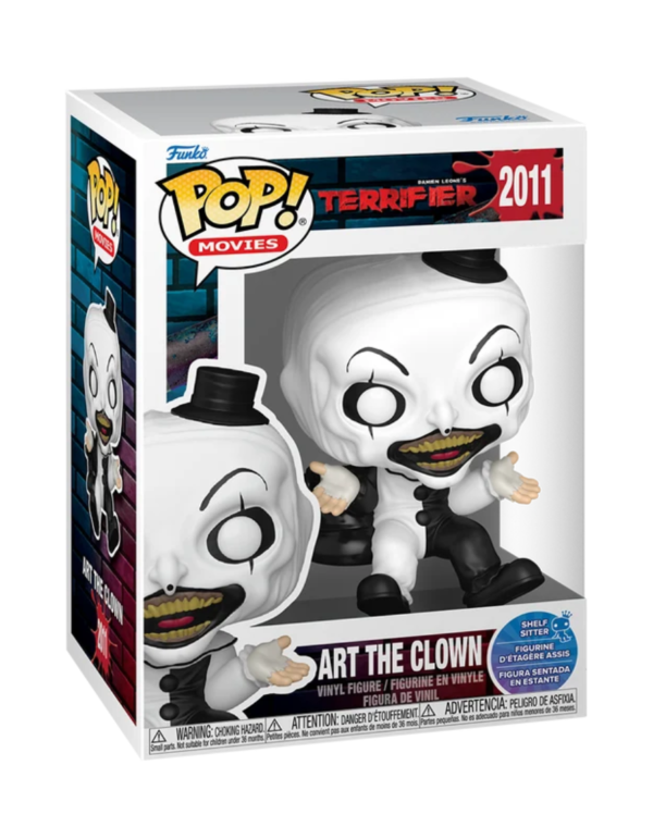 Funko Pop Movies: Terrifier - Art The Clown sentado Funko Pop Movies: Terrifier - Art The Clown sentado