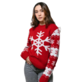 Ugly Sweater Navidad Copos De Nieve