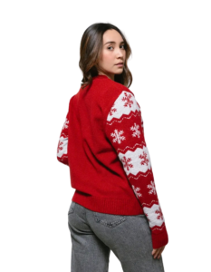Ugly Sweater Navidad Copos De Nieve