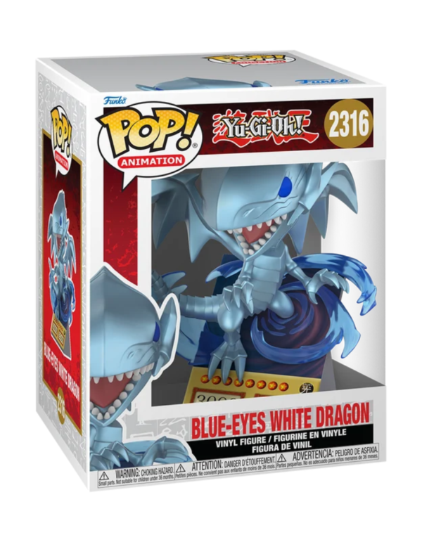 Funko Pop Premium: Yu Gi Oh - Dragon Blanco de Ojos Azules carta Funko Pop Premium: Yu Gi Oh - Dragon Blanco de Ojos Azules carta