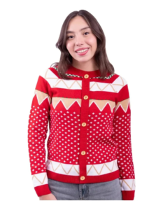 Ugly Sweater De Cuello Redondo Para Mujer