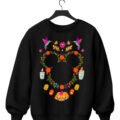 Pullover Máscara De Látex Mickey Día De Muertos Mujer