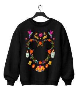Pullover Máscara De Látex Mickey Día De Muertos Mujer Pullover Máscara De Látex Mickey Día De Muertos Mujer